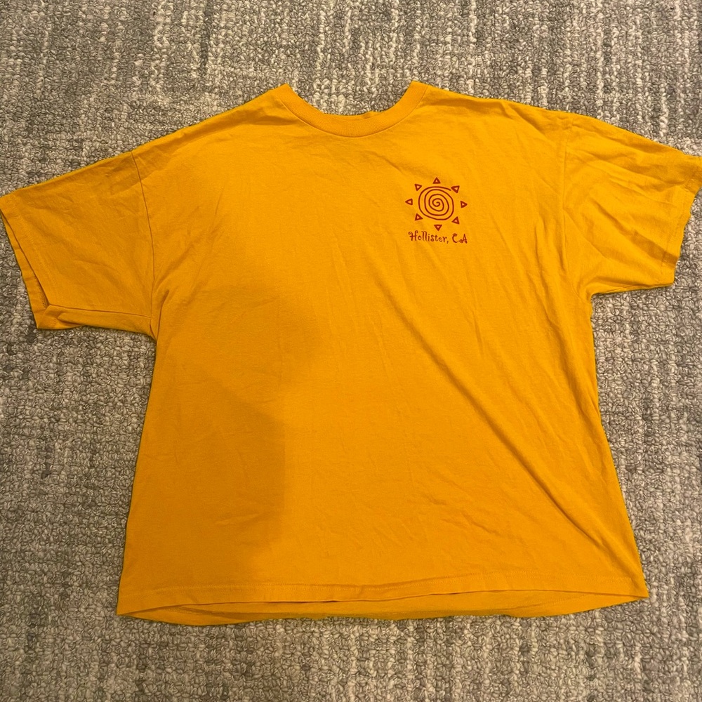 Cute orange basic tee